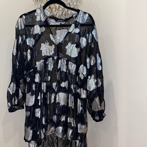 Zara black/silver dress S